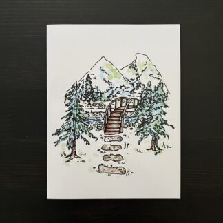 Mountain Bridge Card