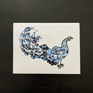 Joyful Peacock Card